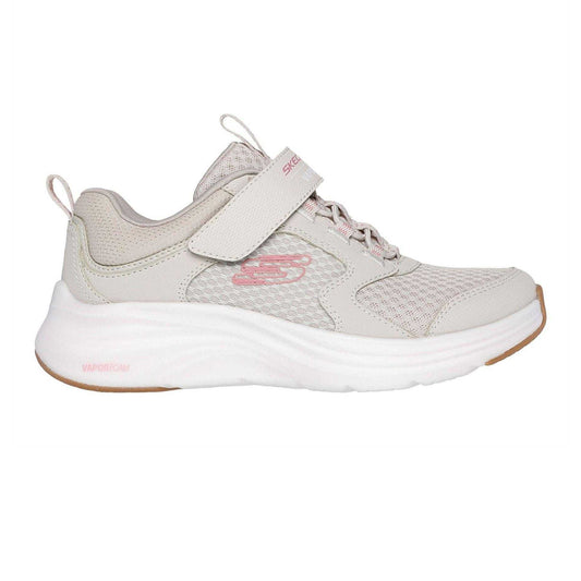 Natural - Front - Skechers Childrens-Kids Vapor Foam Trainers