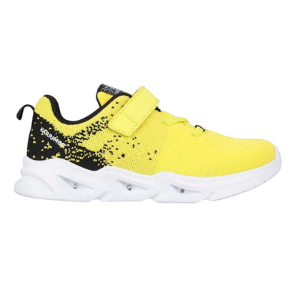 Yellow-Black - Front - Karrimor Childrens-Kids Duma Speckle Trainers