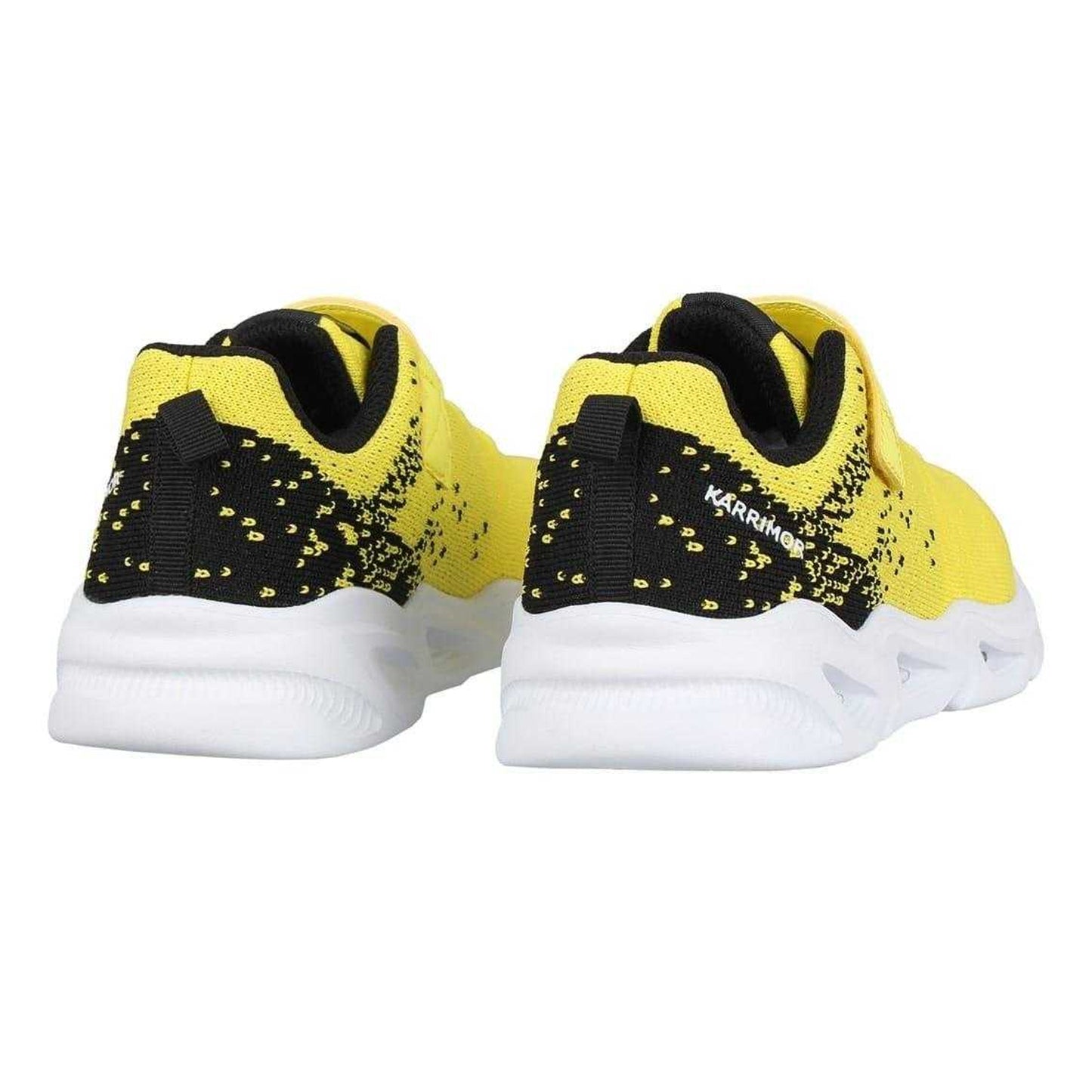 Yellow-Black - Back - Karrimor Childrens-Kids Duma Speckle Trainers