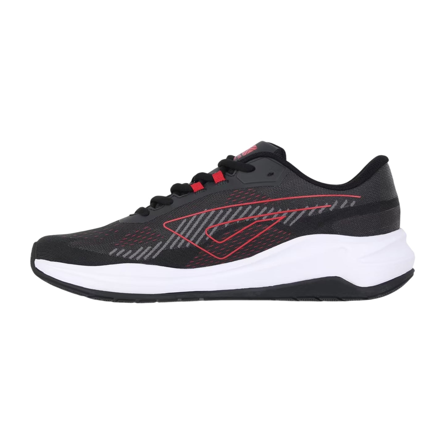 Black-Red - Back - Karrimor Mens Tempo Running Trainers