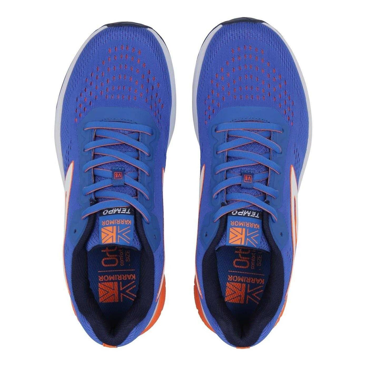 Blue-Orange - Lifestyle - Karrimor Mens Tempo Running Trainers