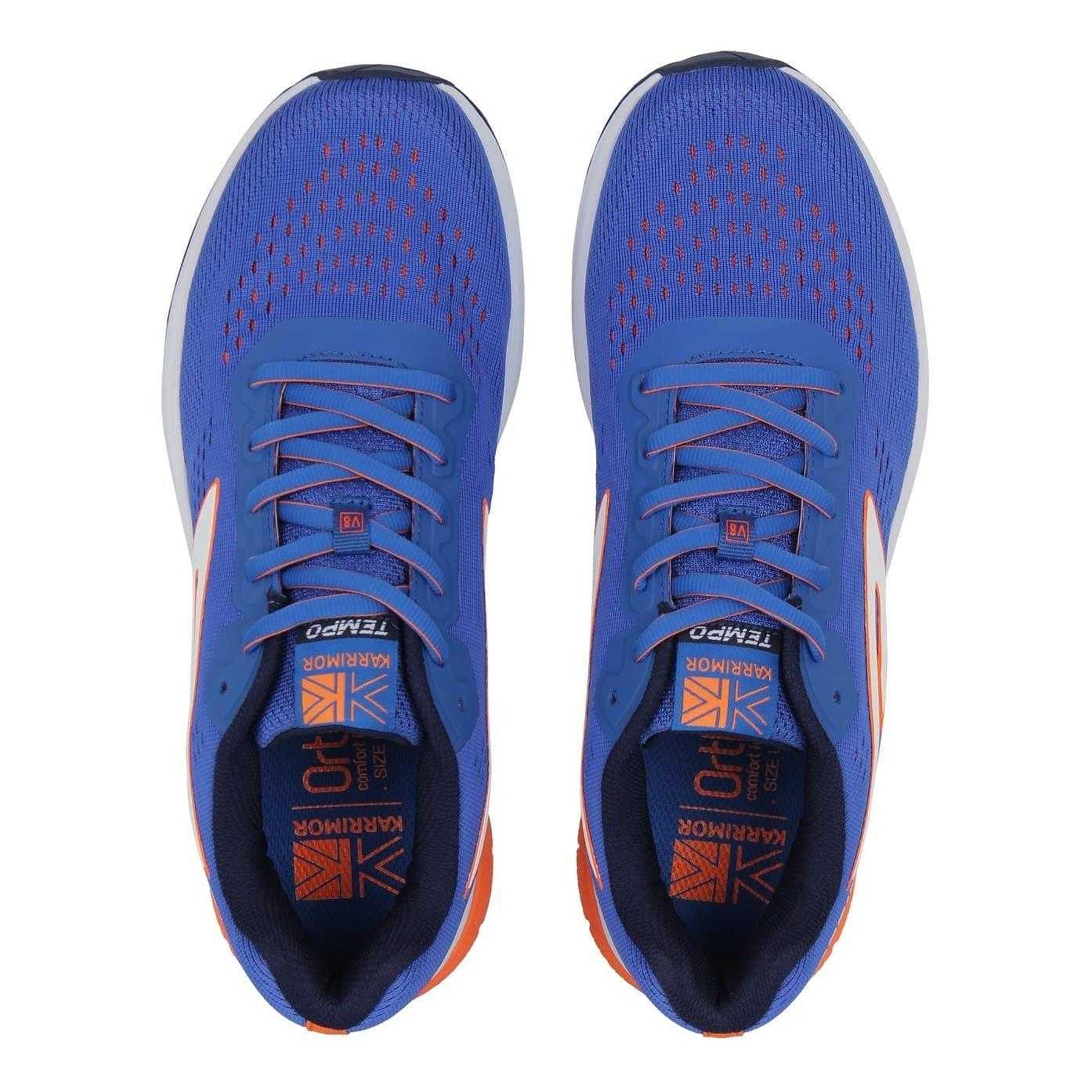 Blue-Orange - Lifestyle - Karrimor Mens Tempo Running Trainers
