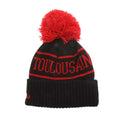 Black-Red - Back - New Era Childrens-Kids Team Stade Toulousain Bobble Beanie