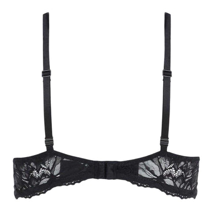 Black - Back - Calvin Klein Womens-Ladies Demi Lace Bra