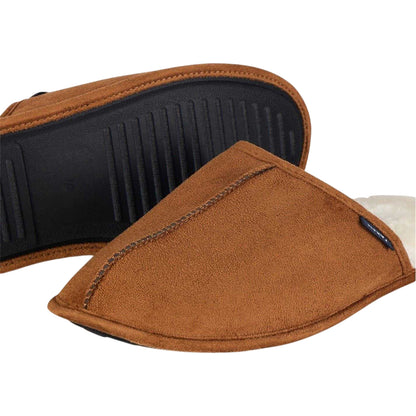 Tan - Side - Farah Mens Ahlers Mule Slippers