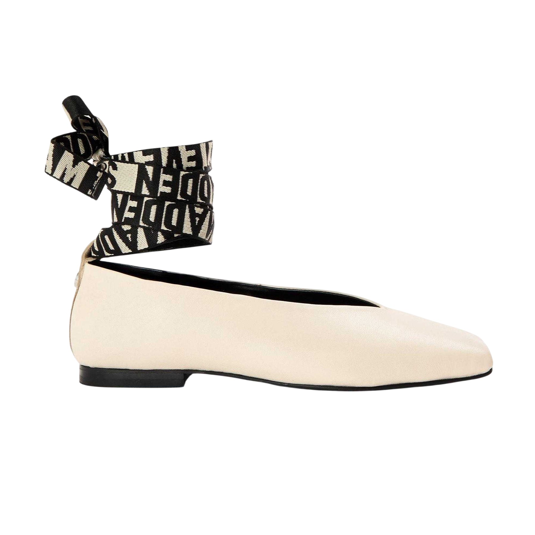 Coco-Milk - Front - Steve Madden Womens-Ladies Fosse Ankle Tie Pumps