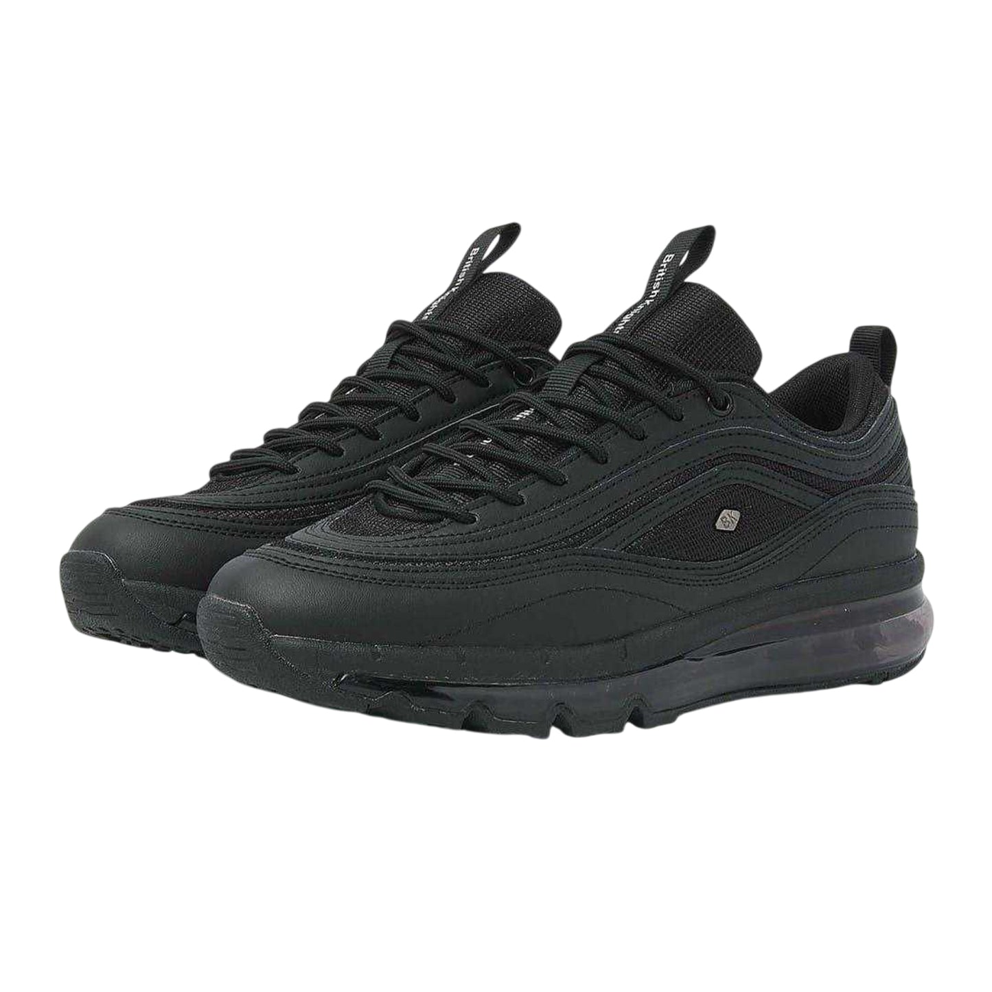 Black - Side - British Knights Womens-Ladies Zion Trainers