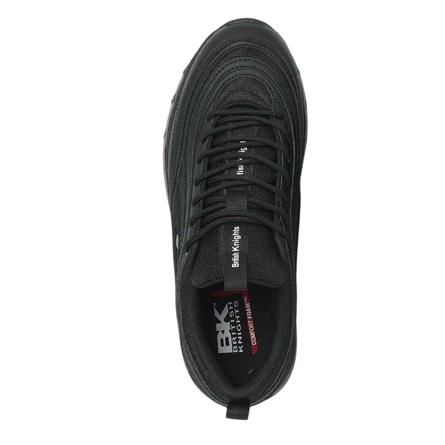 Black - Lifestyle - British Knights Womens-Ladies Zion Trainers