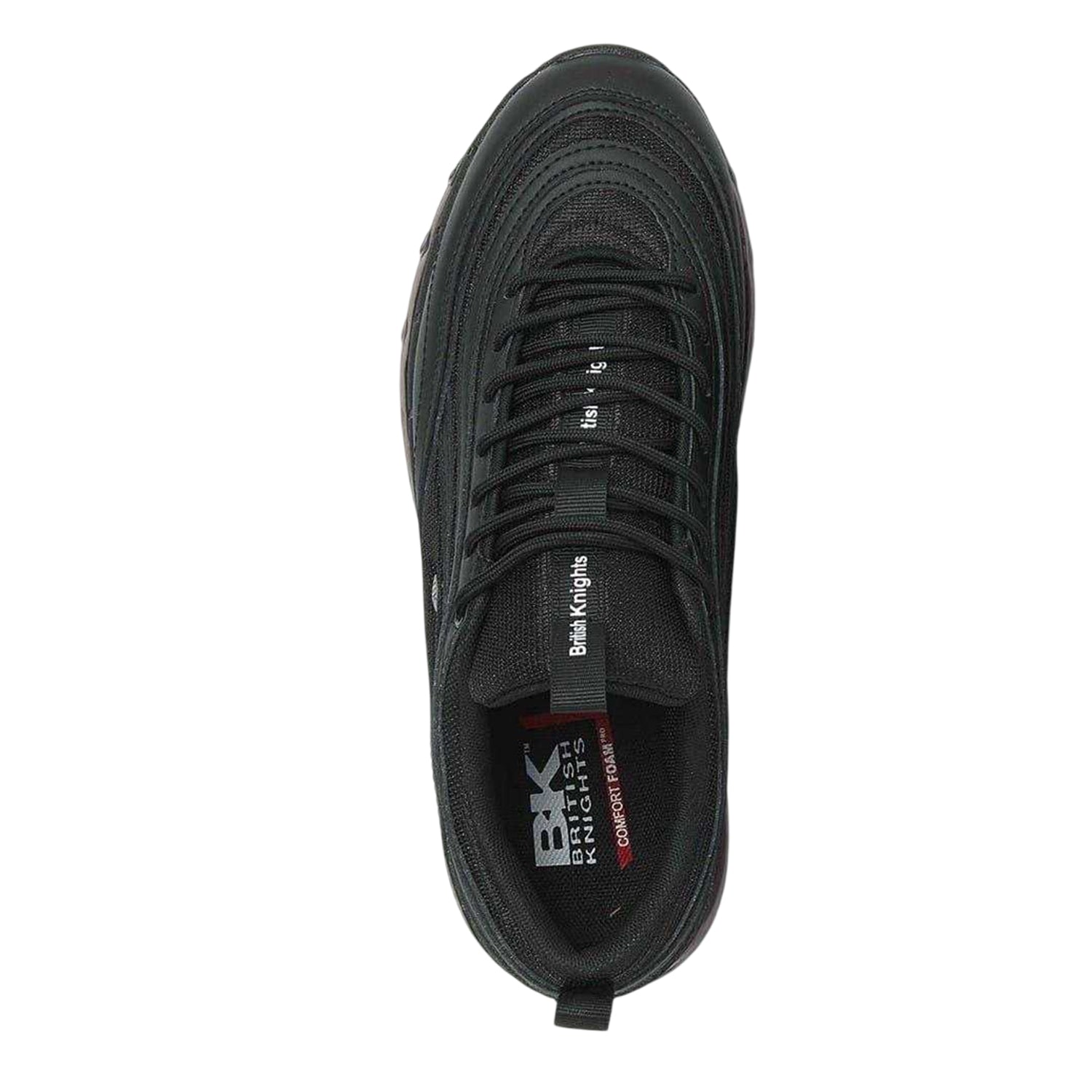 Black - Lifestyle - British Knights Womens-Ladies Zion Trainers
