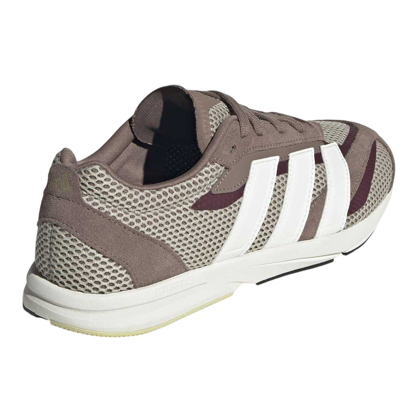 Brown - Back - Adidas Womens-Ladies Lightblaze 3 Stripes Suede Shoes