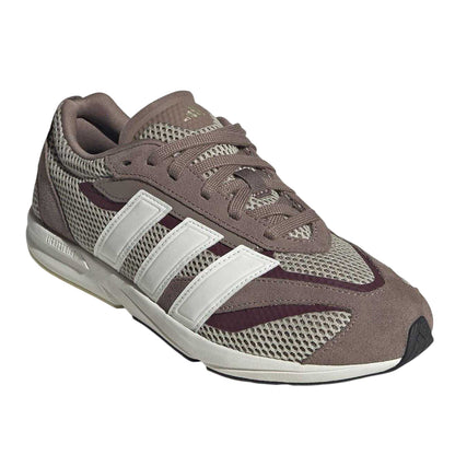 Brown - Lifestyle - Adidas Womens-Ladies Lightblaze 3 Stripes Suede Shoes