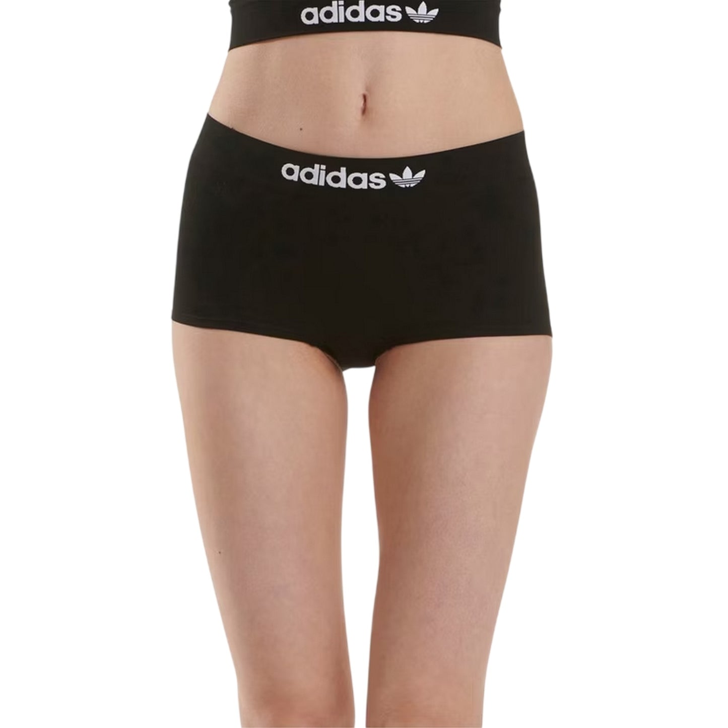 Black - Front - Adidas Womens-Ladies Originals Shorts