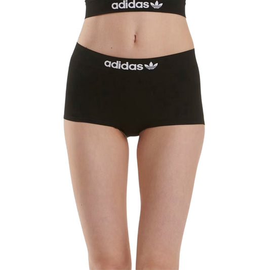 Black - Front - Adidas Womens-Ladies Originals Shorts