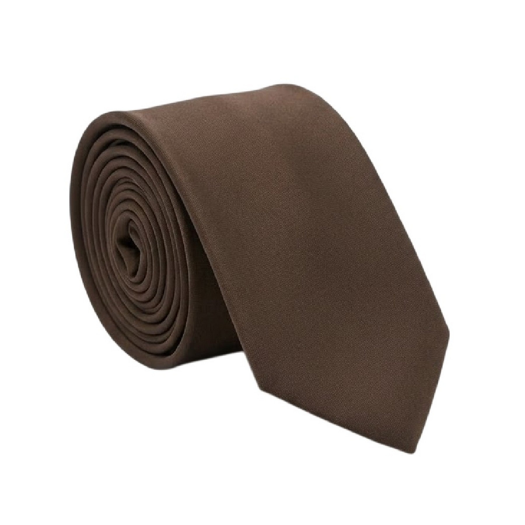 Green - Back - Boss Mens Classic Plain Silk Tie