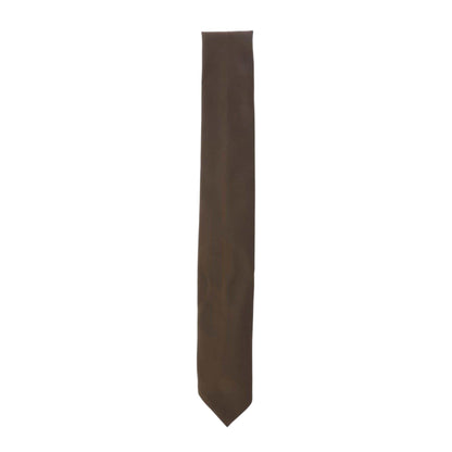Green - Front - Boss Mens Classic Plain Silk Tie