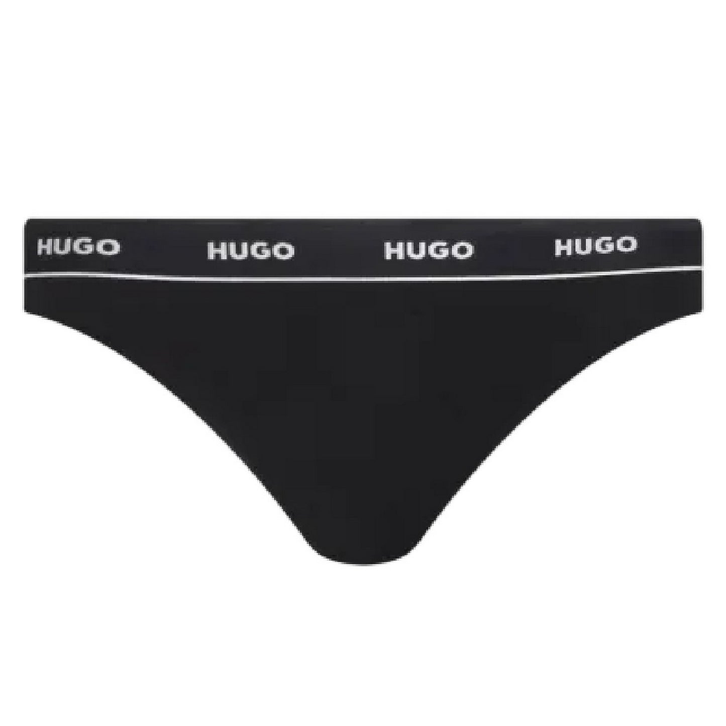 Black-Red - Lifestyle - Hugo Womens-Ladies Heart Thong (Pack of 3)
