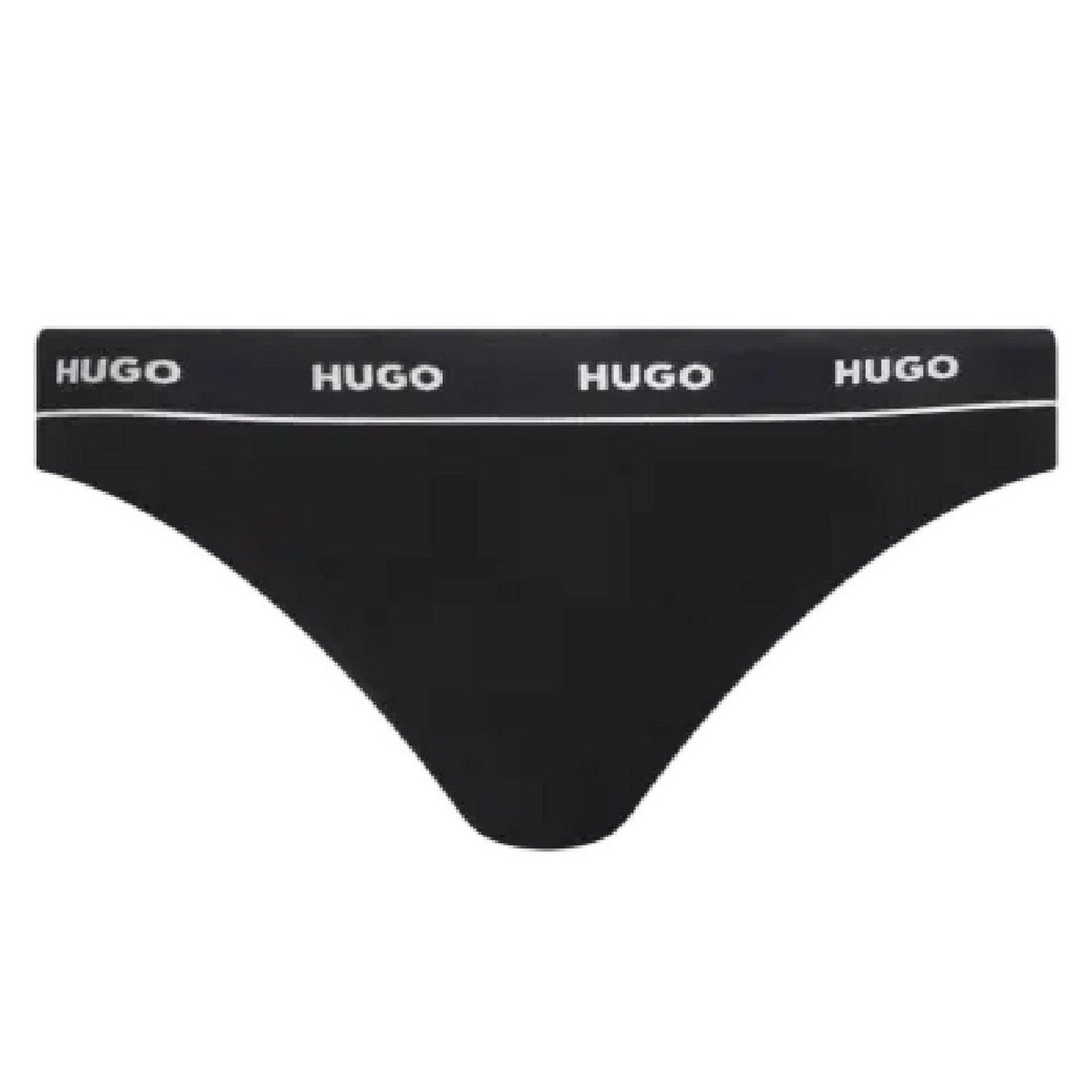 Black-Red - Lifestyle - Hugo Womens-Ladies Heart Thong (Pack of 3)