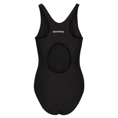 Black - Back - Reebok Womens-Ladies Adelia One Piece Swimsuit
