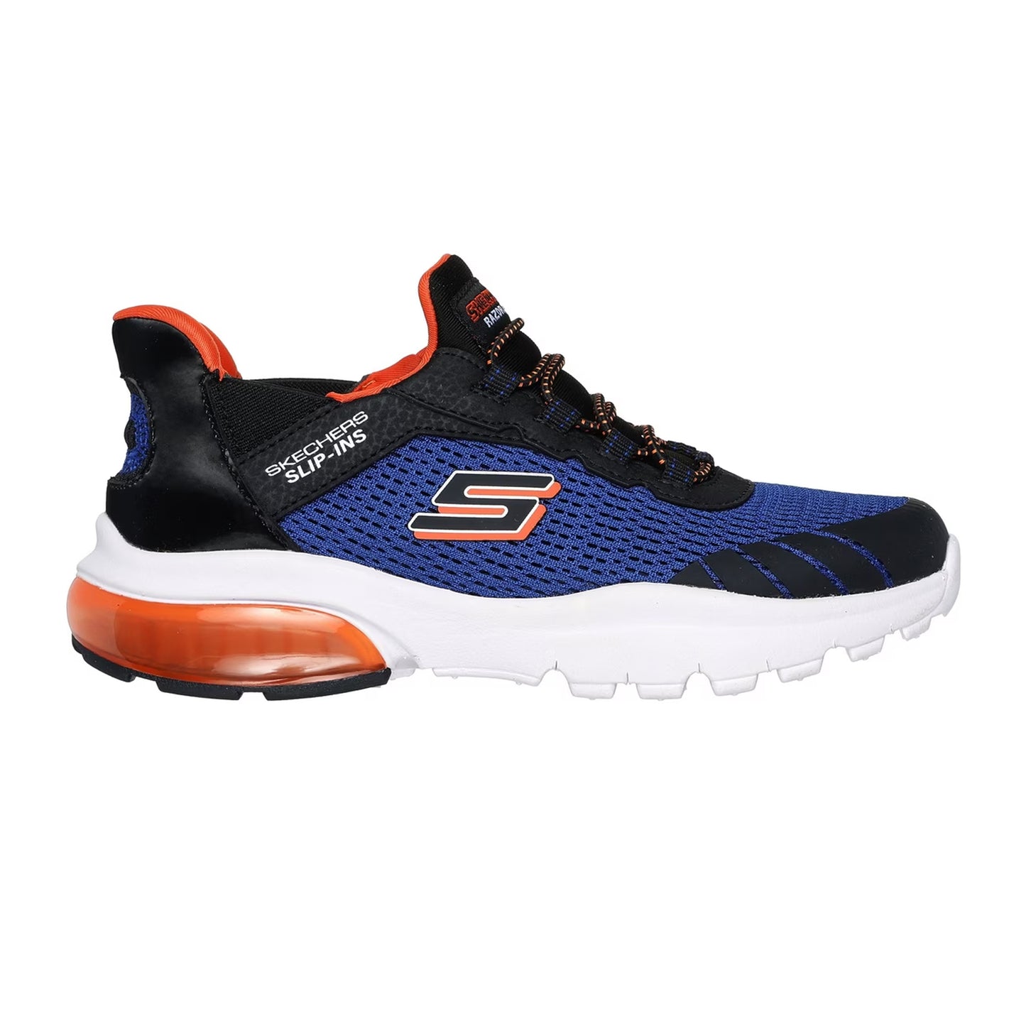 Royal Blue-Black - Front - Skechers Childrens-Kids Razor Air - Hyper-Brisk Slip-In Trainers