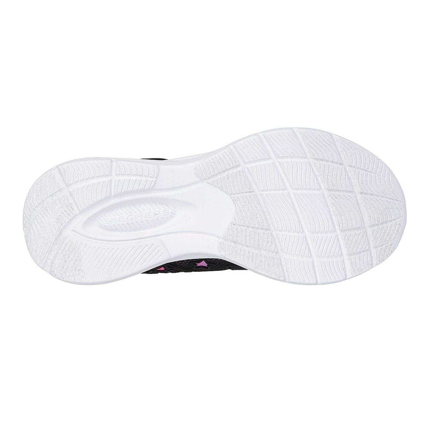 Black-Pink - Lifestyle - Skechers Girls Jumpsters 2.0 Butterfly Flat Trainers