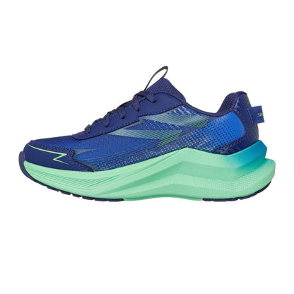 Navy - Back - Skechers Childrens-Kids Ascender Max Cushioning Trainers