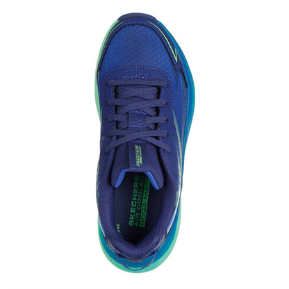 Navy - Side - Skechers Childrens-Kids Ascender Max Cushioning Trainers