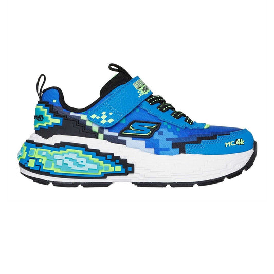 Blue - Front - Skechers Boys Mega-Craft 4K Pixelated Trainers