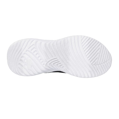 Black-Red - Lifestyle - Skechers Childrens-Kids Bounder TechRox Round Toe Trainers