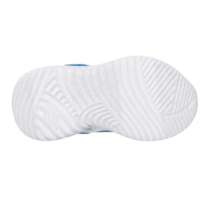 Blue-Lime - Lifestyle - Skechers Childrens-Kids Bounder TechRox Round Toe Trainers