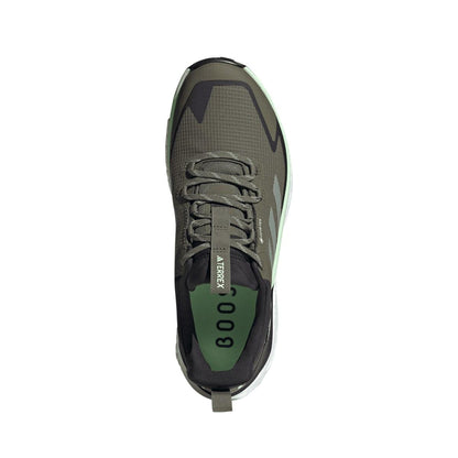 Olive - Side - Adidas Mens Terrex Free Hiker 2.0 Hiker GORE-TEX Hiking Trainers