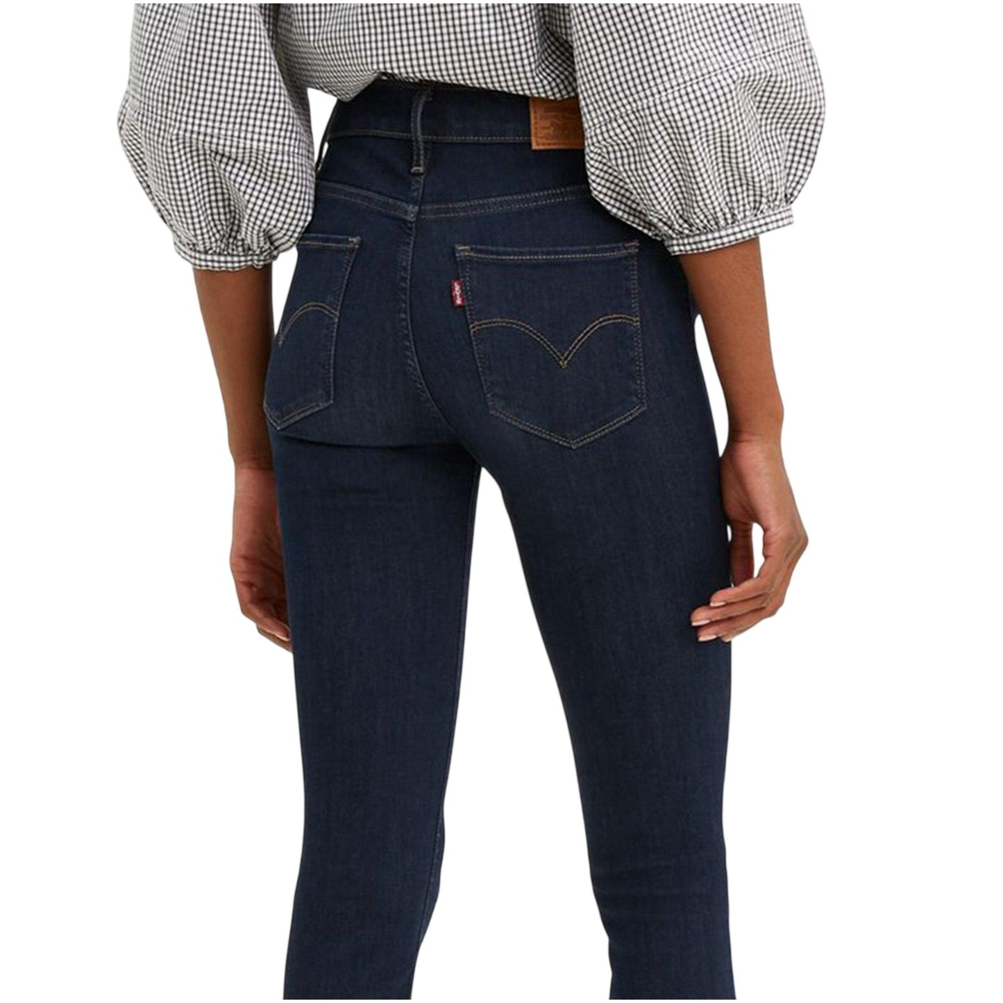 Deep Serenity - Side - Levis Womens-Ladies High Rise Skinny Jeans