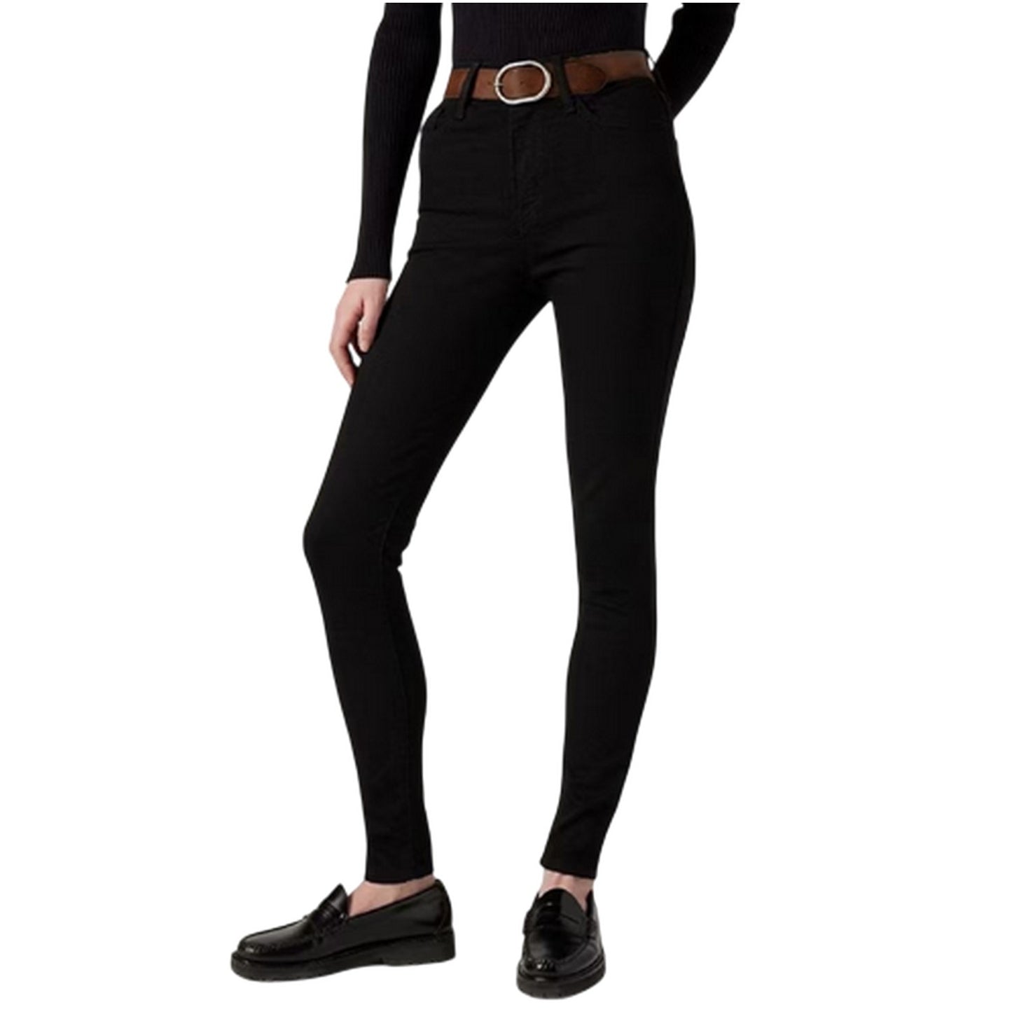 Black Celestial - Side - Levis Womens-Ladies High Rise Skinny Jeans