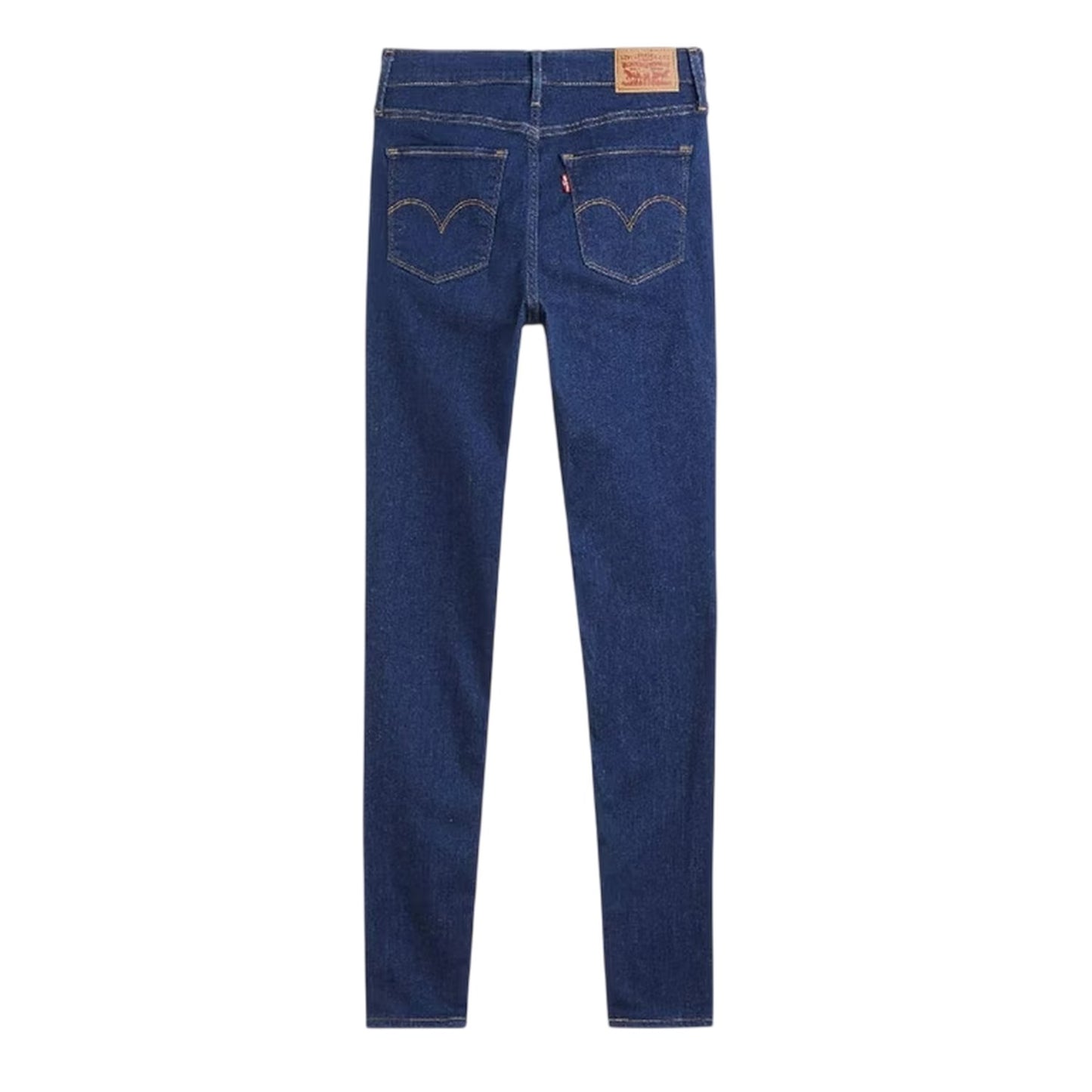 Rinsed - Back - Levis Womens-Ladies High Rise Skinny Jeans