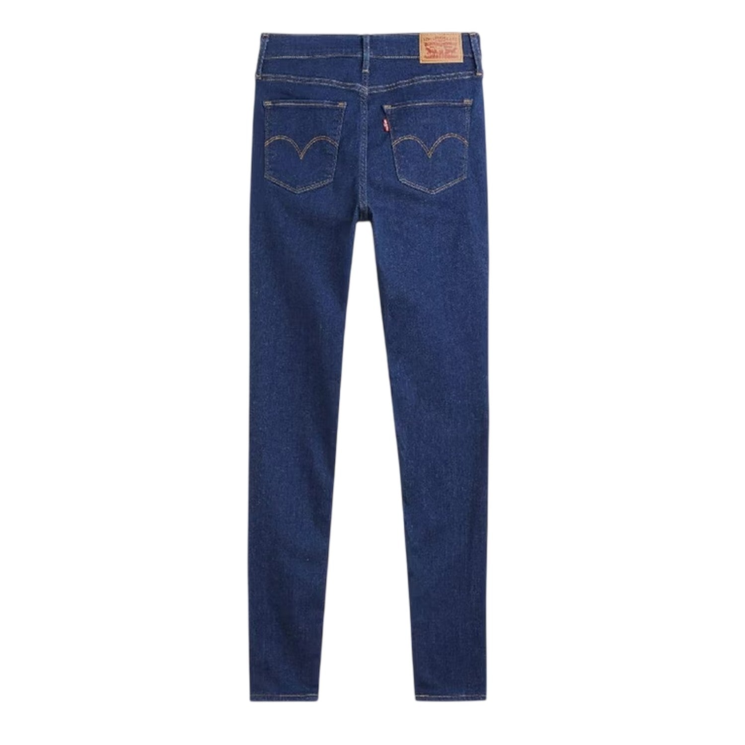 Rinsed - Back - Levis Womens-Ladies High Rise Skinny Jeans
