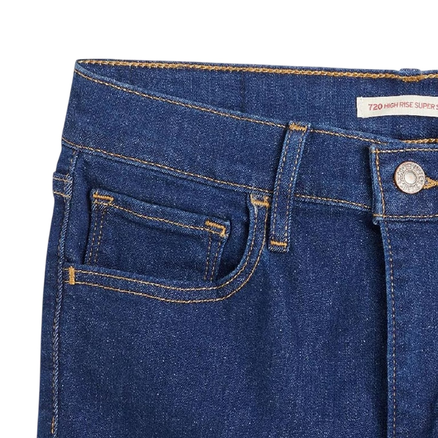 Rinsed - Side - Levis Womens-Ladies High Rise Skinny Jeans