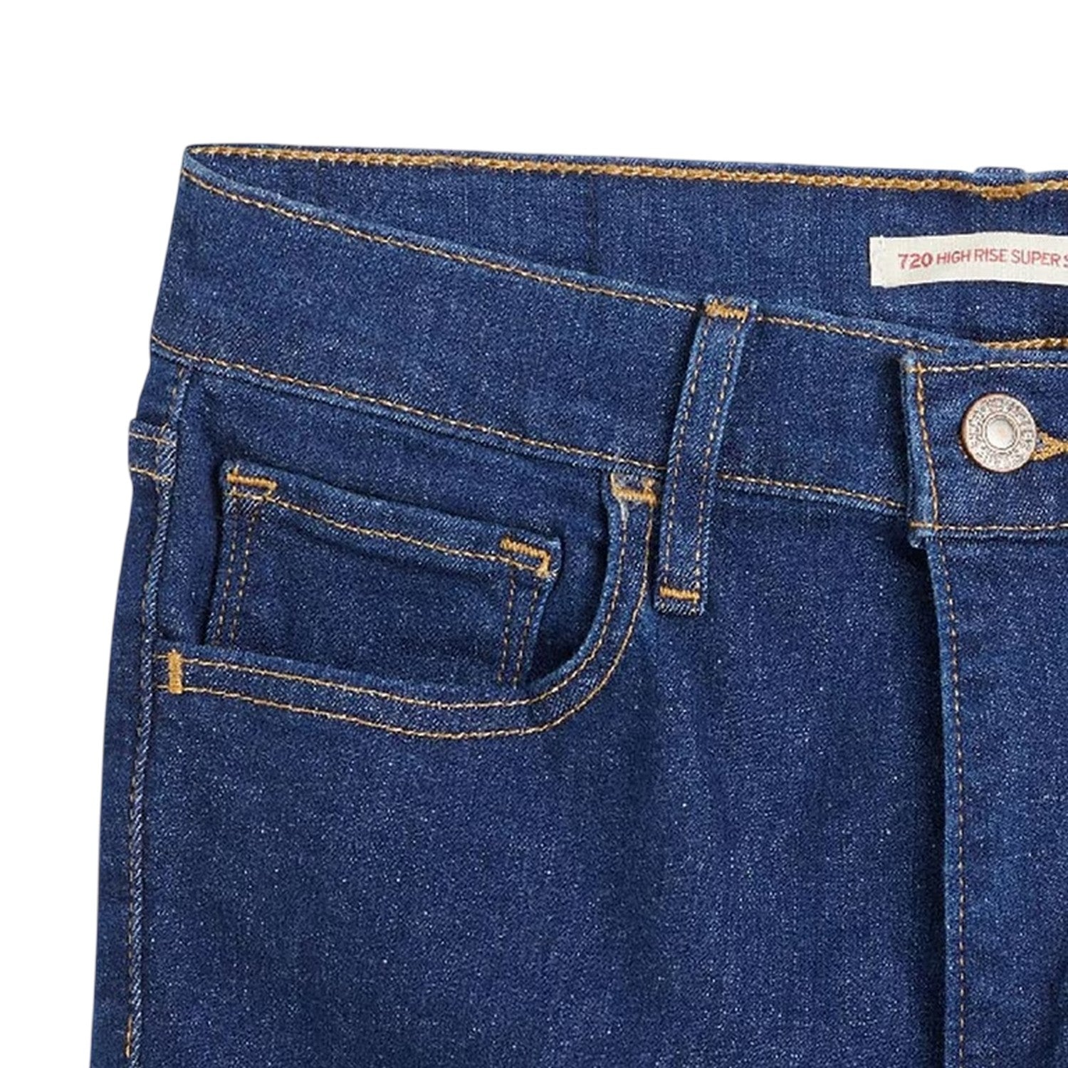 Rinsed - Side - Levis Womens-Ladies High Rise Skinny Jeans