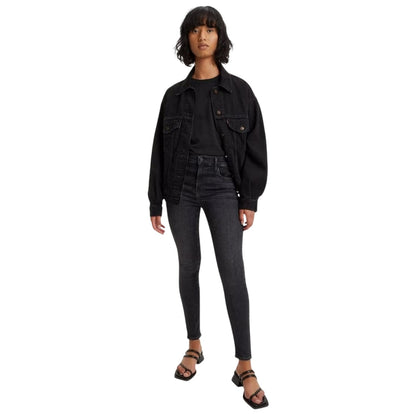 Black Mustang - Lifestyle - Levis Womens-Ladies High Rise Skinny Jeans