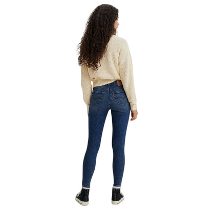 Chelsea Carbon - Back - Levis Womens-Ladies High Rise Skinny Jeans