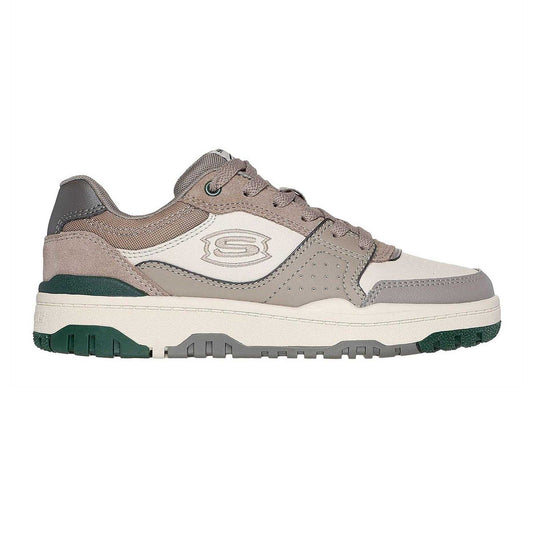 Taupe - Front - Skechers Childrens-Kids SKX-228 Suede Trainers