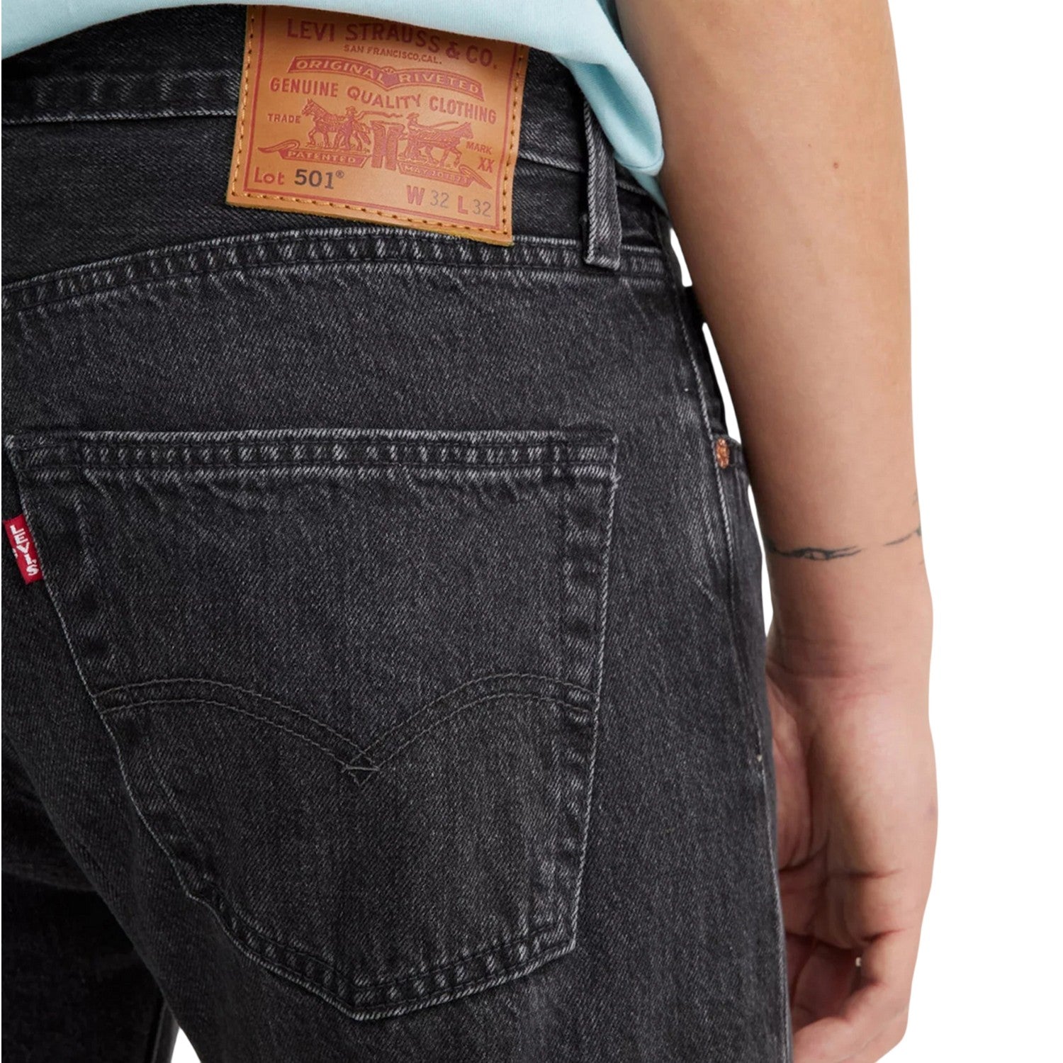 Crash Courses - Side - Levis Mens 501 Original Straight Jeans