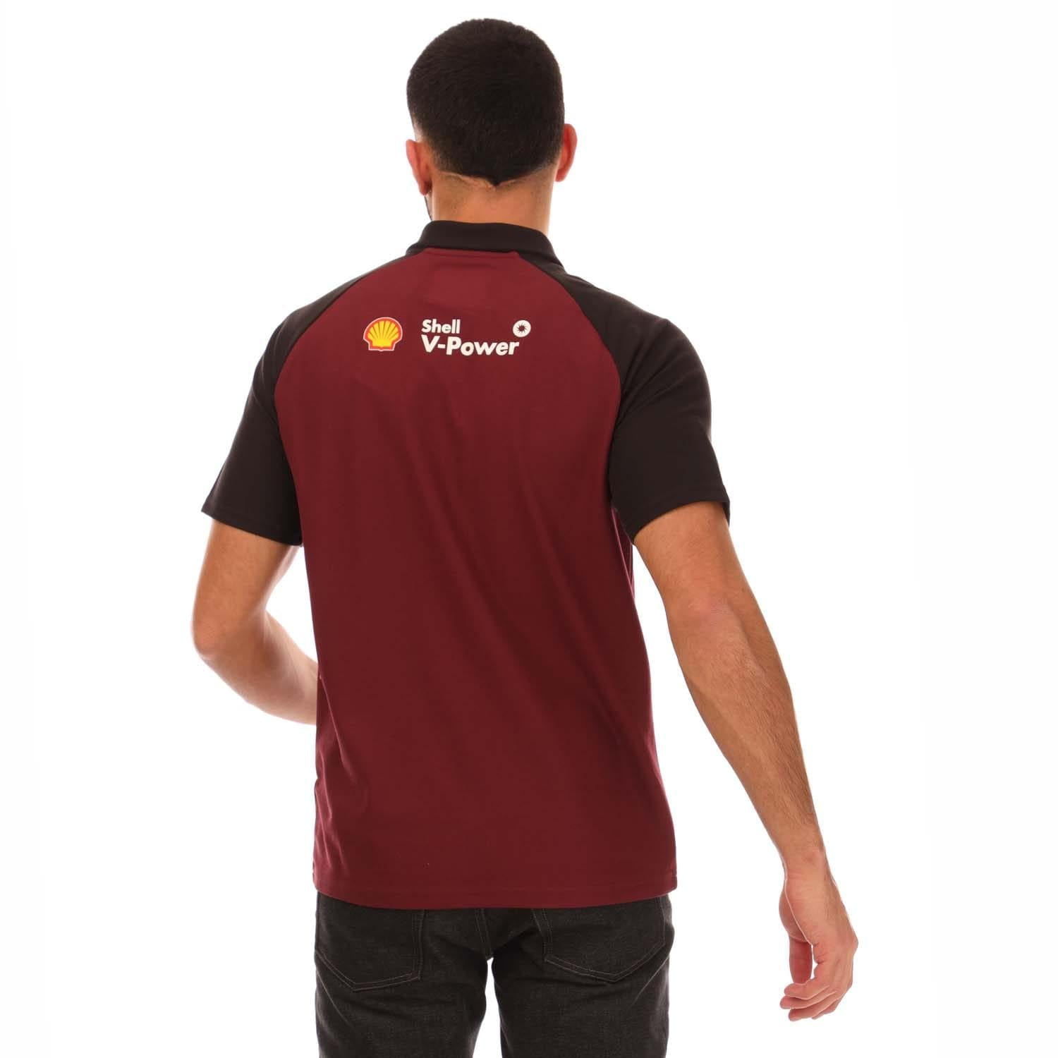 Burgundy - Back - Puma Mens 2024 Team Queensland Maroons Polo Shirt