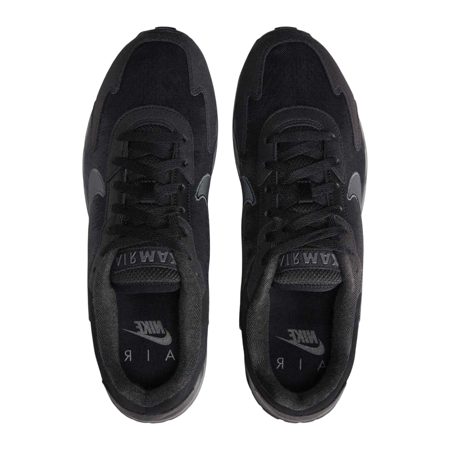 Triple Black - Lifestyle - Nike Mens Air Max Solo Suede Panel Trainers