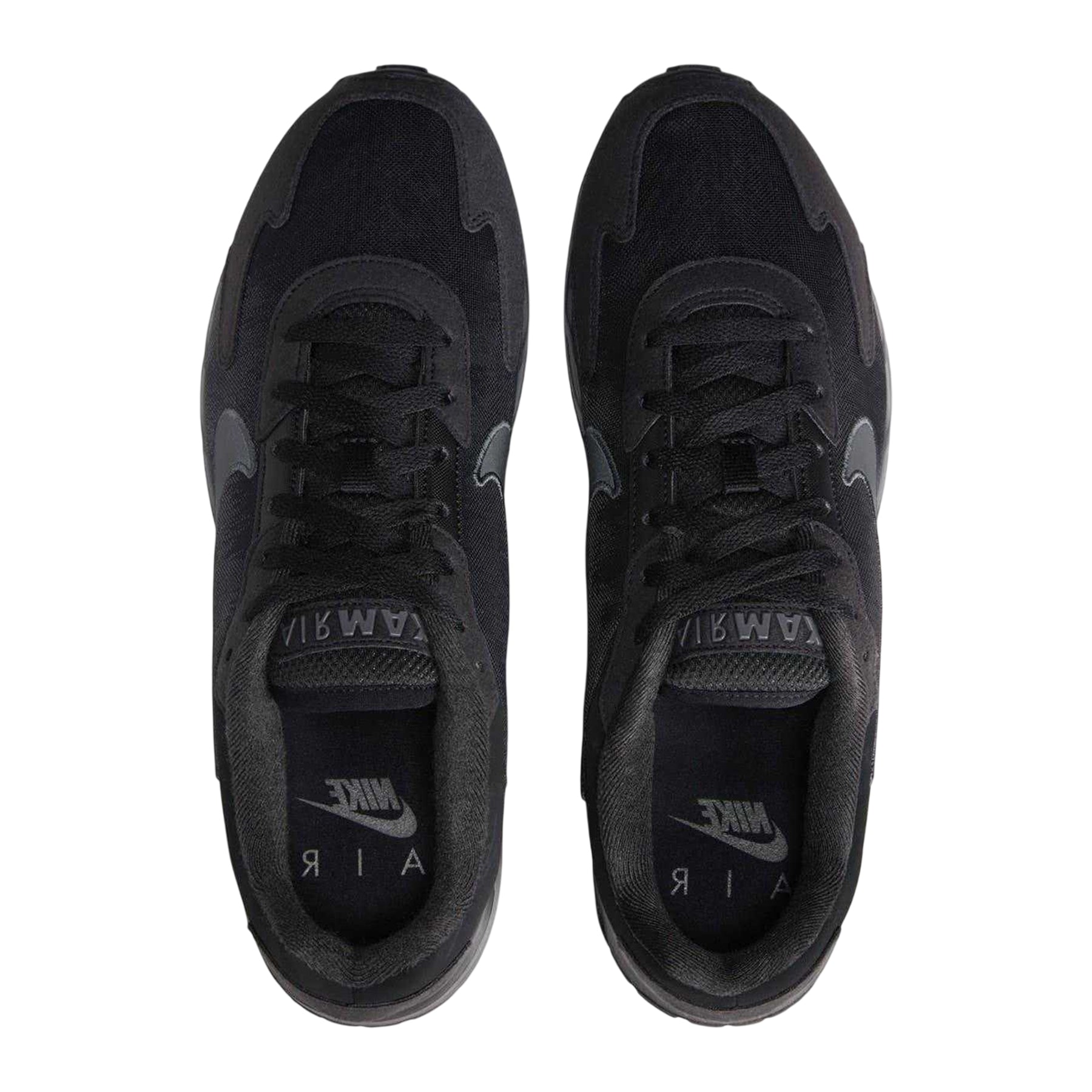 Triple Black - Lifestyle - Nike Mens Air Max Solo Suede Panel Trainers