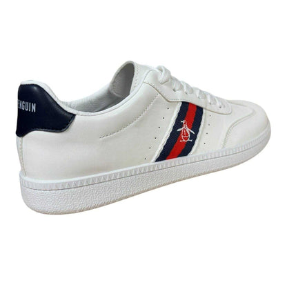 White - Back - Original Penguin Mens Flat Trainers