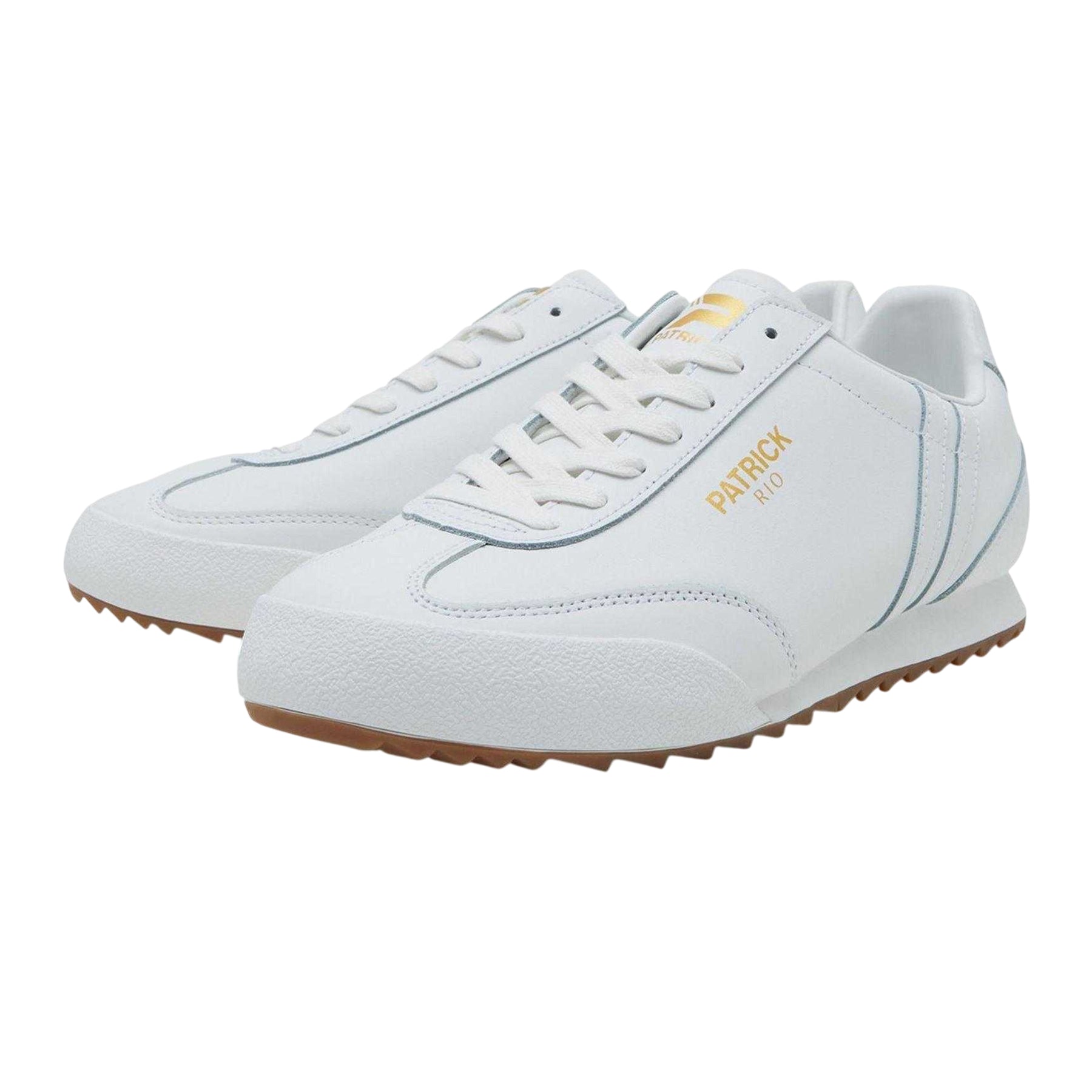 White - Lifestyle - Patrick Mens Rio Suede Trainers