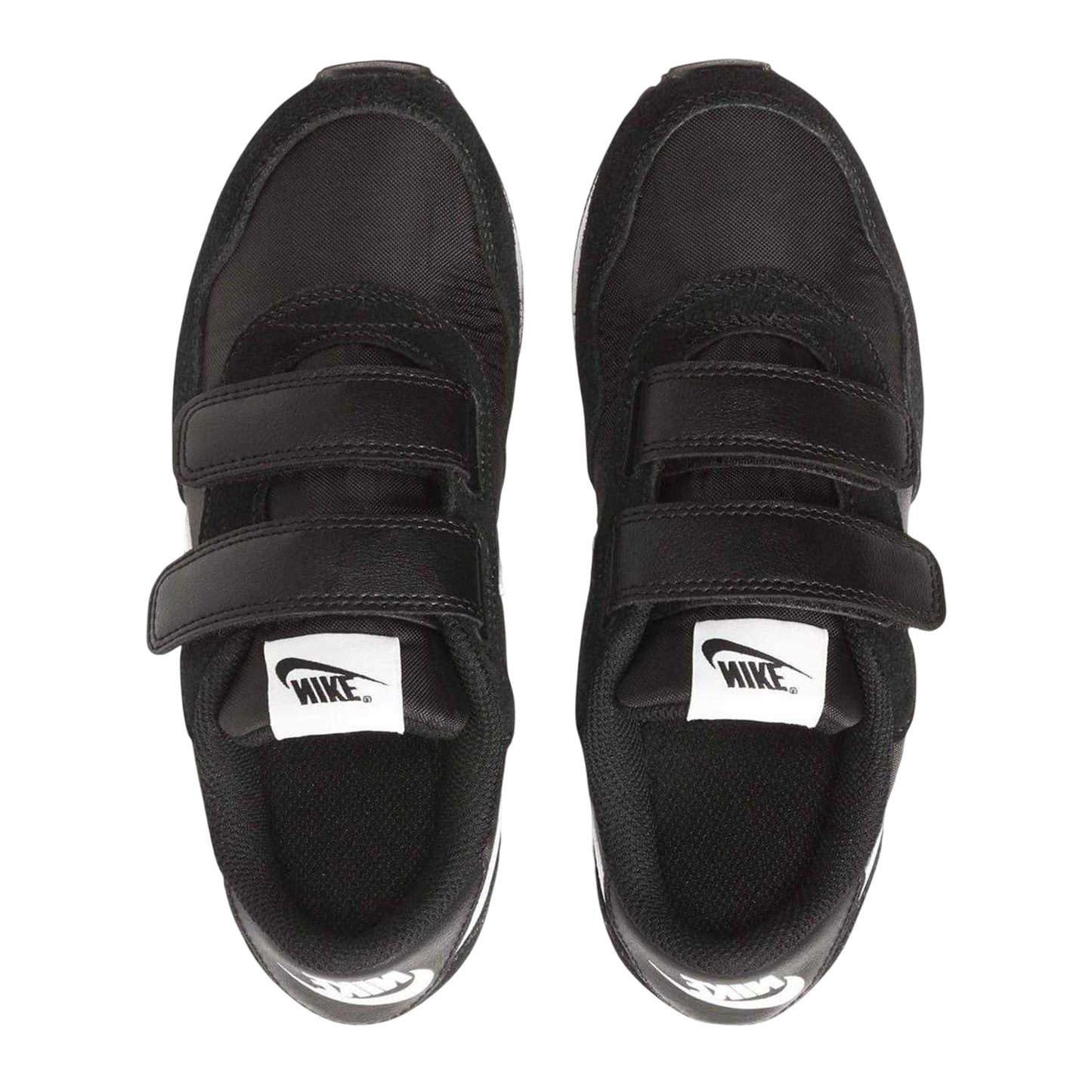 Black-White - Lifestyle - Nike Girls MD Valiant Suede Panel Trainers