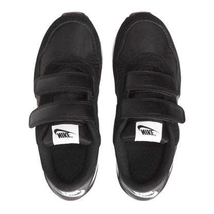 Black-White - Lifestyle - Nike Girls MD Valiant Suede Panel Trainers