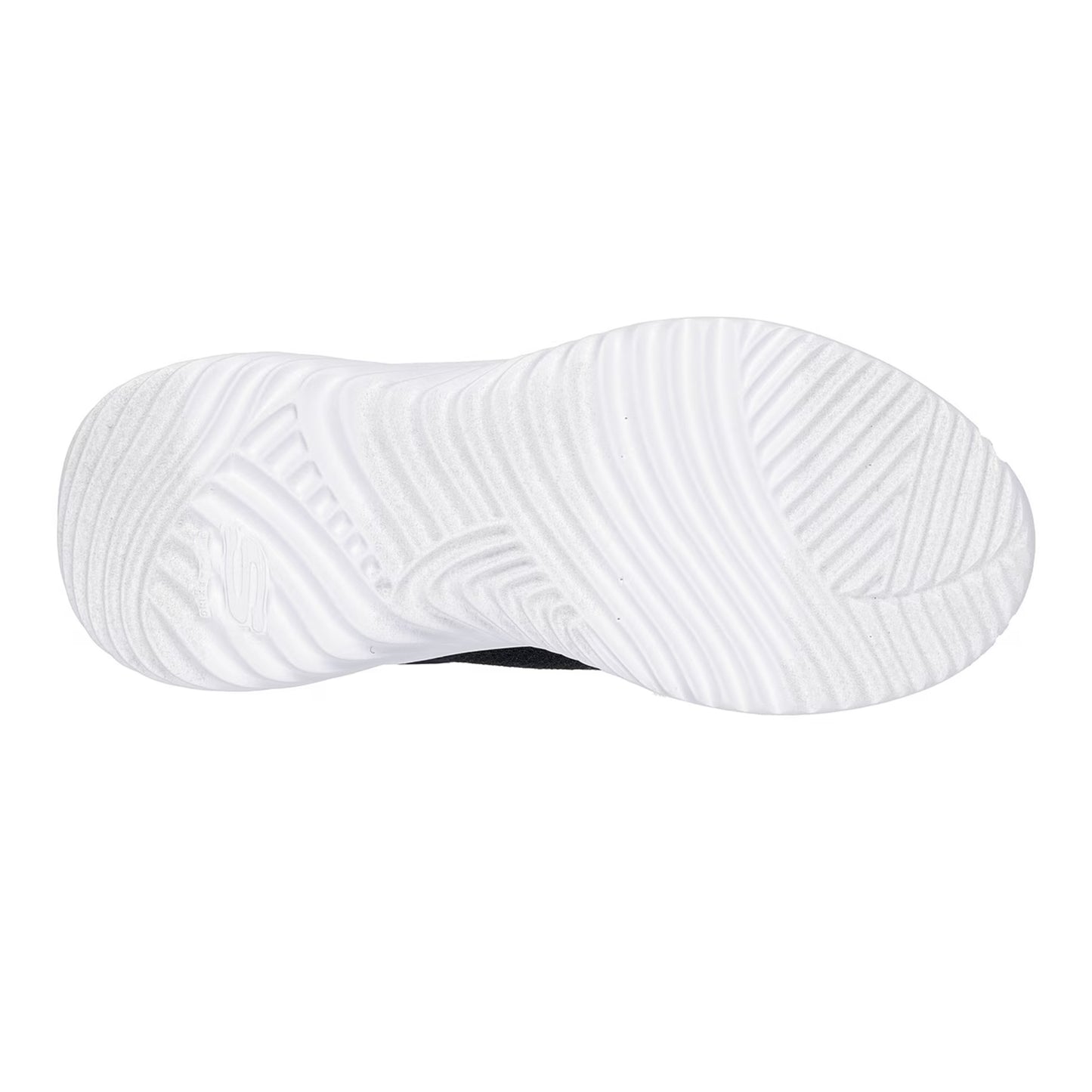 Black-Blue-Lime - Lifestyle - Skechers Childrens-Kids Bounder Brisk Burst Mesh Slip-In Trainers