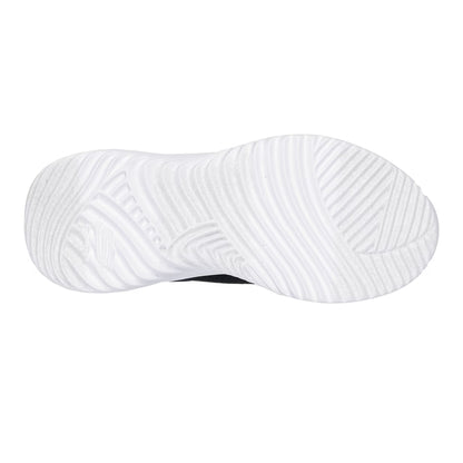 Black-Blue-Lime - Lifestyle - Skechers Childrens-Kids Bounder Brisk Burst Mesh Slip-In Trainers