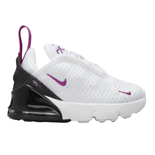White-Pink - Front - Nike Toddler Air Max 270 Trainers